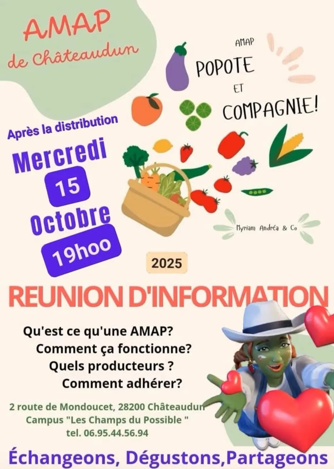 CHÂTEAUDUN - Réunion d'information : Qu’est-ce qu’une AMAP ?