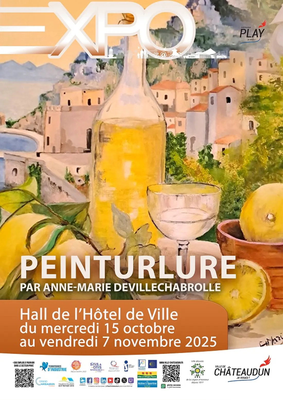 CHÂTEAUDUN - Exposition : Peinturlure, Anne-Marie Devillechabrolle