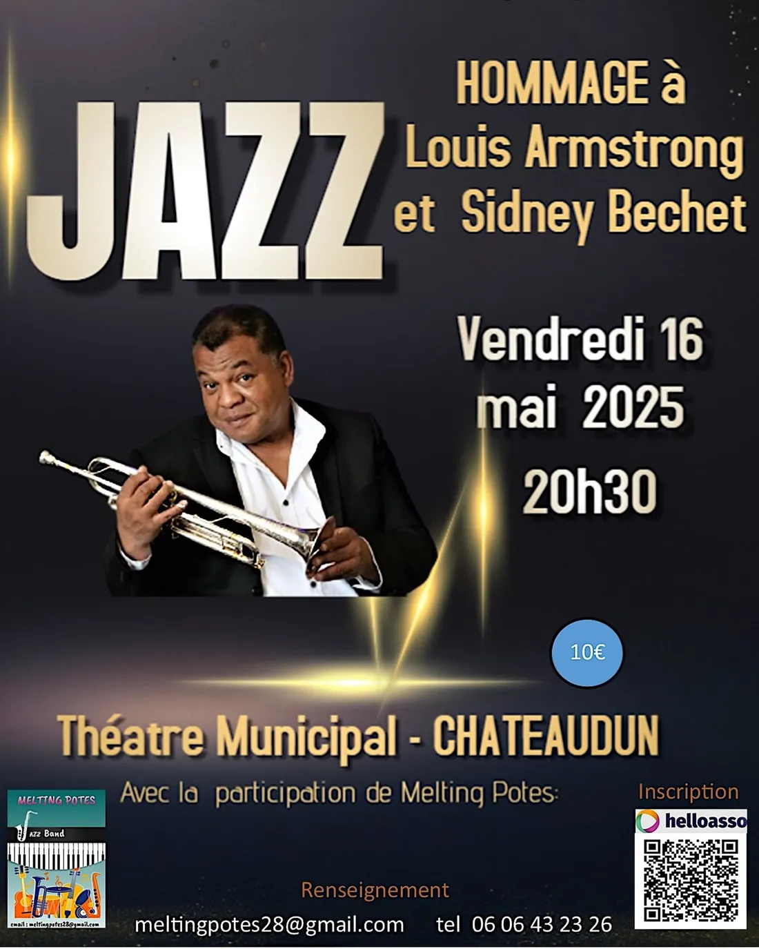 CHÂTEAUDUN - Jazz : Hommage à Louis Armstrong et Sidney Bechet
