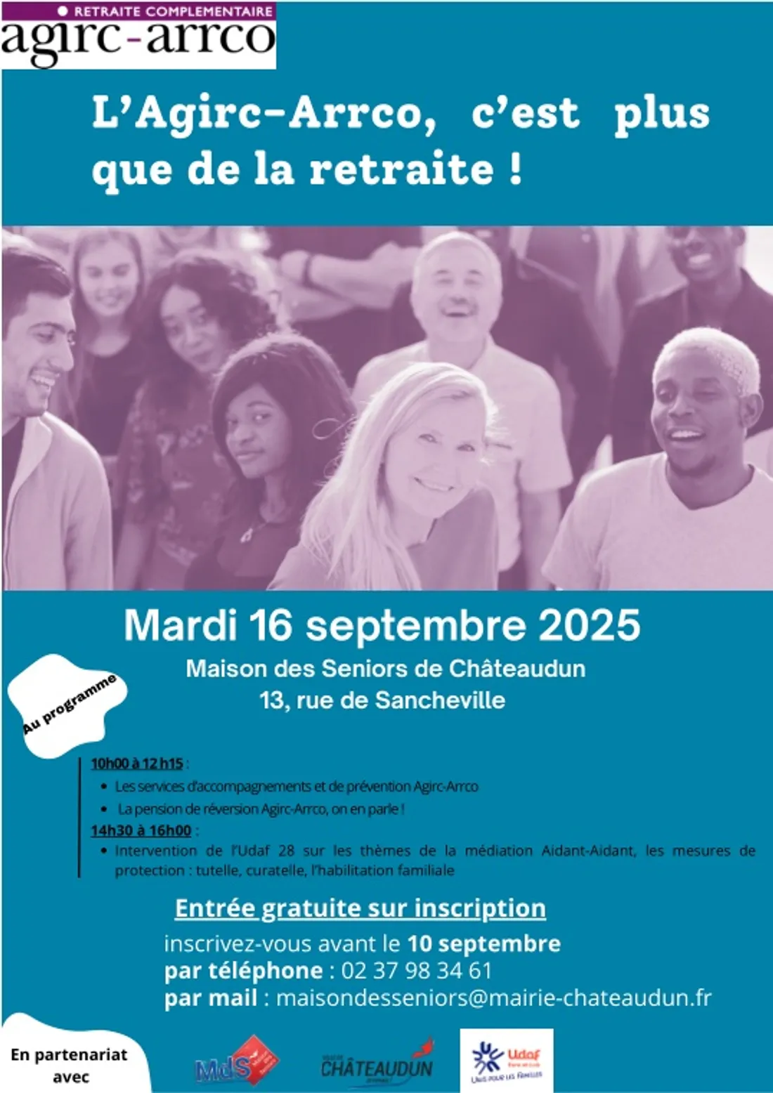 CHÂTEAUDUN - L’Agirc-Arrco, c’est plus que de la retraite !