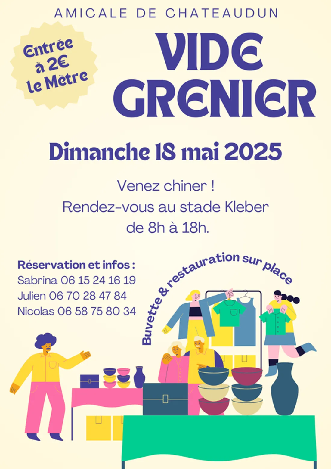 CHÂTEAUDUN - Vide-greniers de l'Amicale de Châteaudun