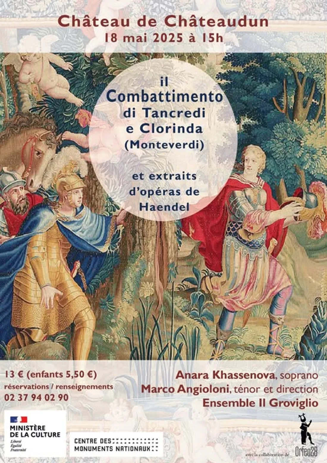 CHÂTEAUDUN - Concert : Magiciennes et Il Combattimento