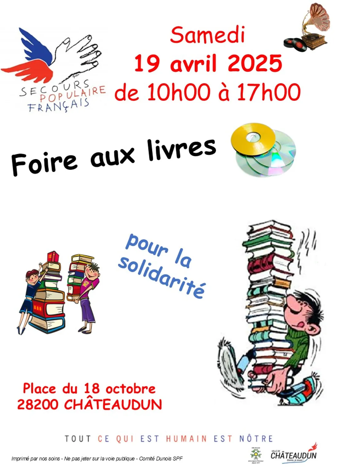 CHÂTEAUDUN - Foire aux livres du Secours Populaire