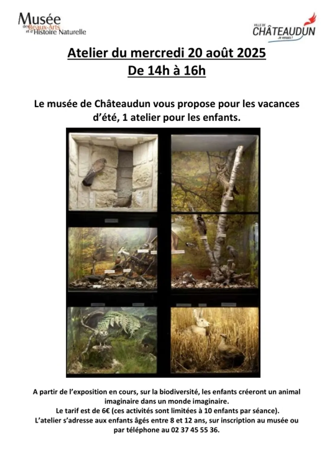 CHÂTEAUDUN - Atelier enfants : Création d'un animal imaginaire