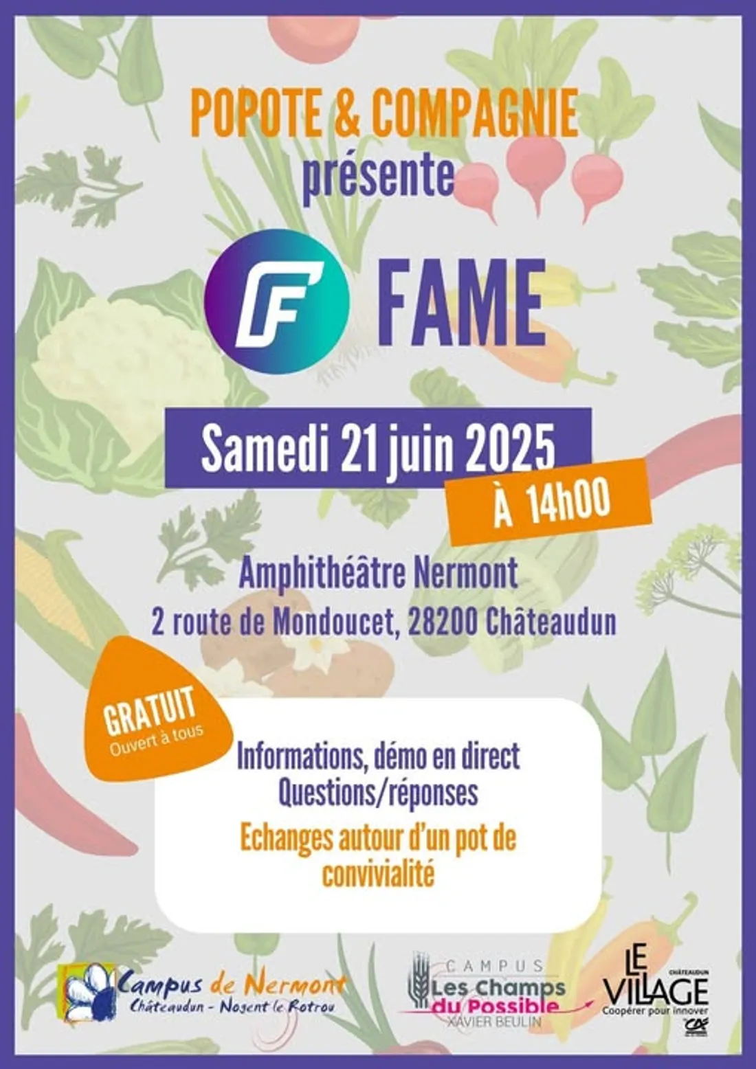 CHÂTEAUDUN - AMAP Popote et Compagnie - Découvrez FAME