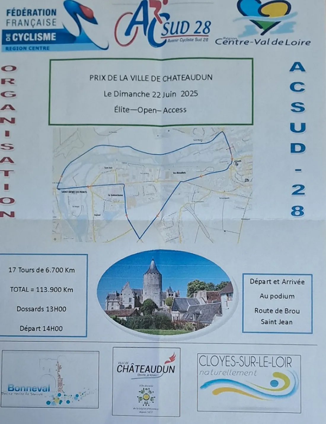 CHÂTEAUDUN - Cyclisme : Prix de la ville de Châteaudun