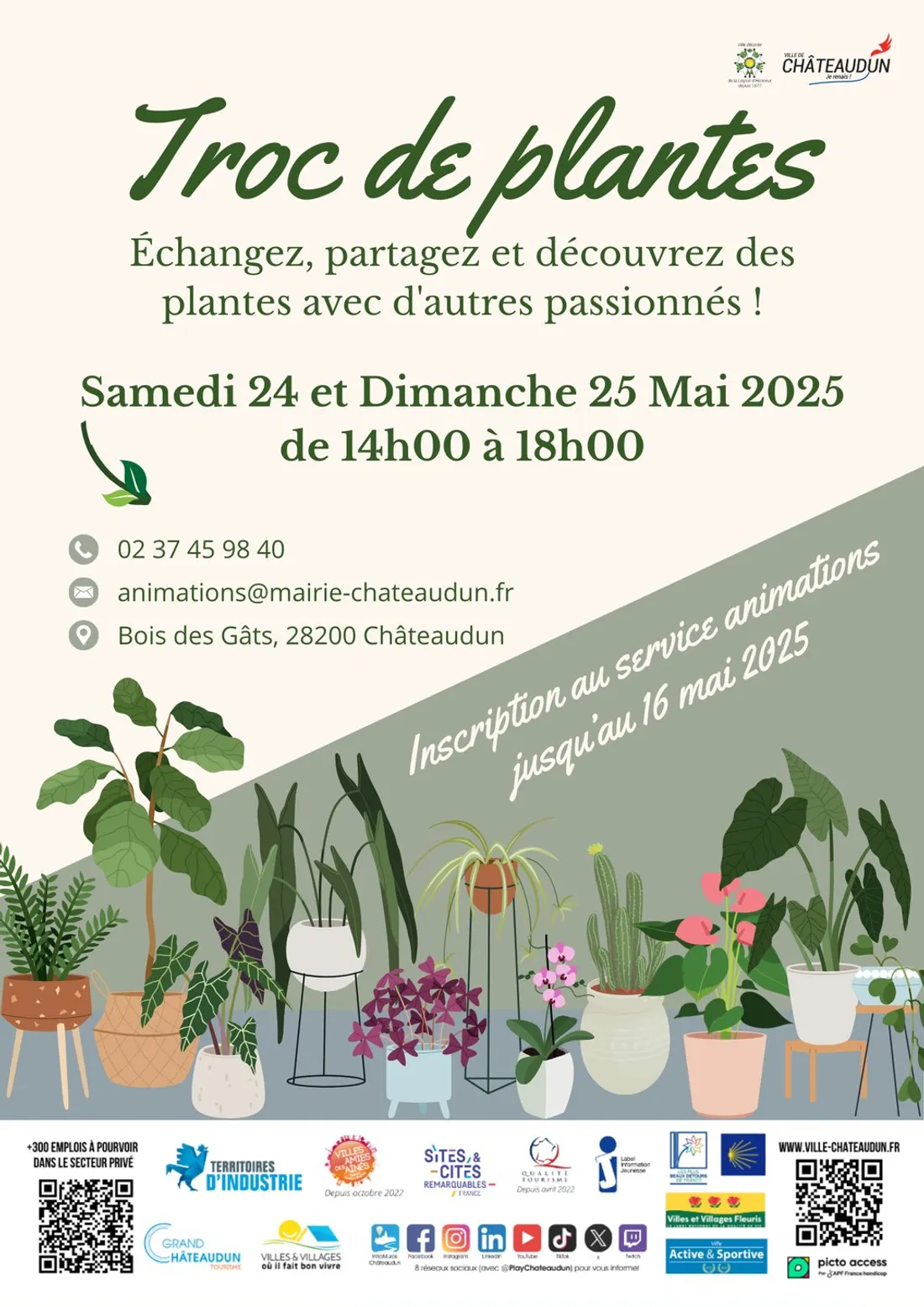 CHÂTEAUDUN – Troc de plantes
