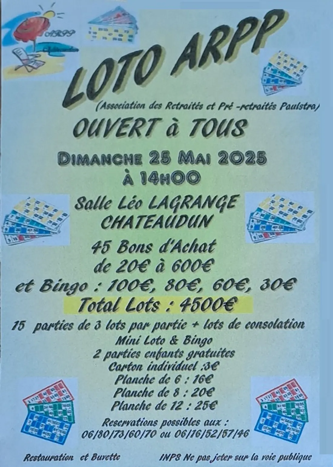CHÂTEAUDUN - Loto de l'ARPP
