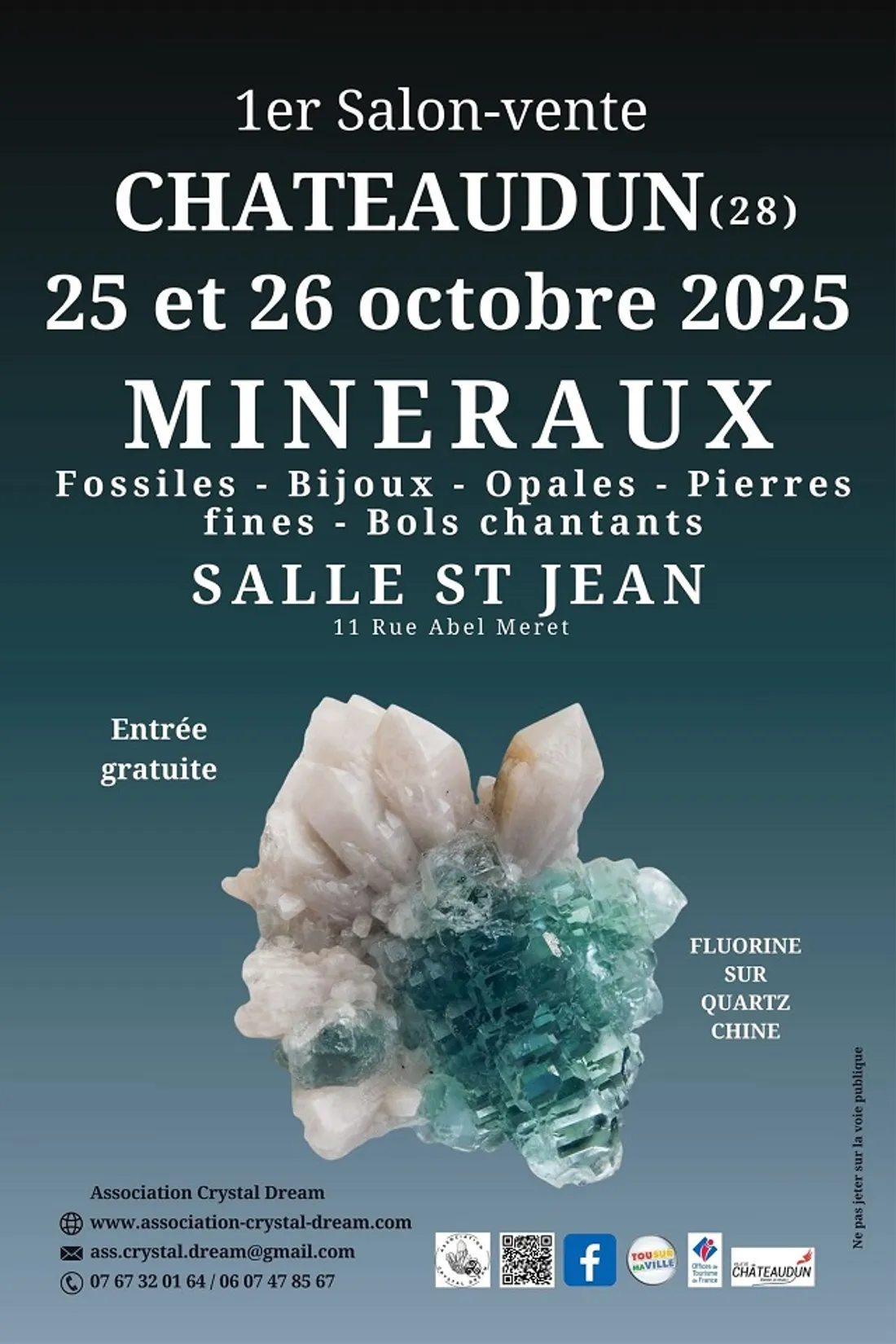 CHÂTEAUDUN - Salon vente minéraux