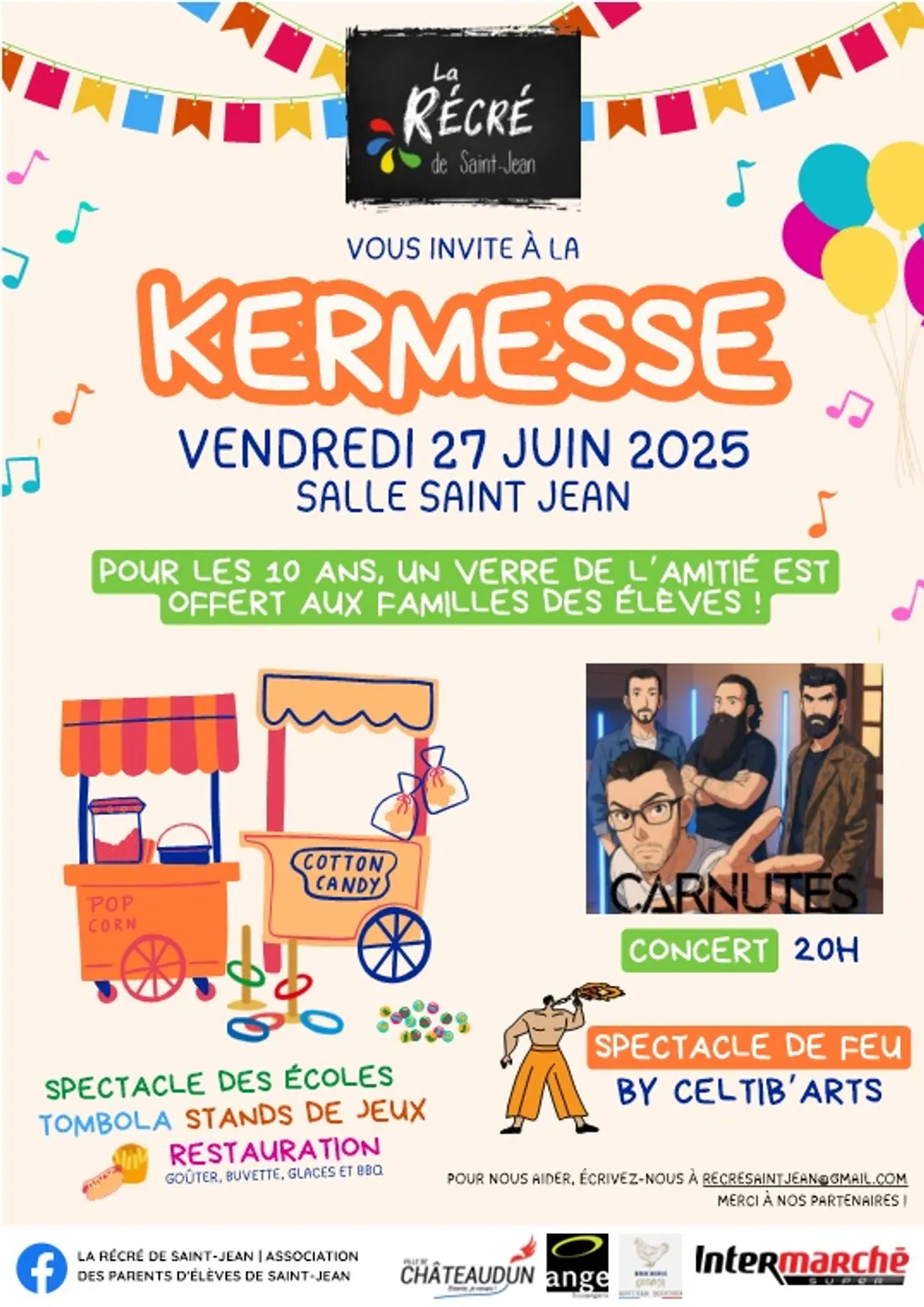 CHÂTEAUDUN - Kermesse de la Récré de Saint-Jean