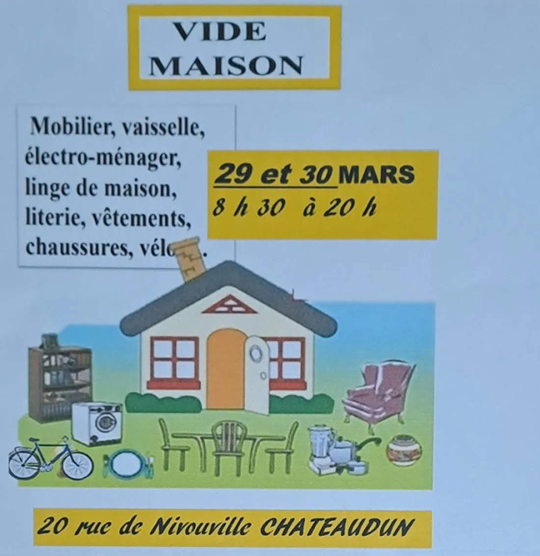 CHÂTEAUDUN - Vide maison