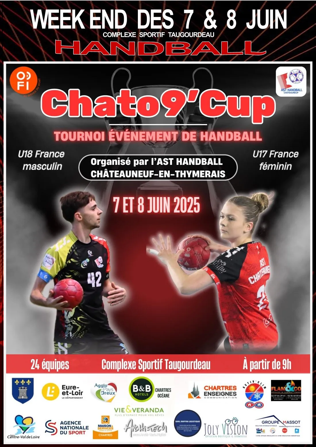CHÂTEAUNEUF-EN-THYMERAIS - Tournoi de handball