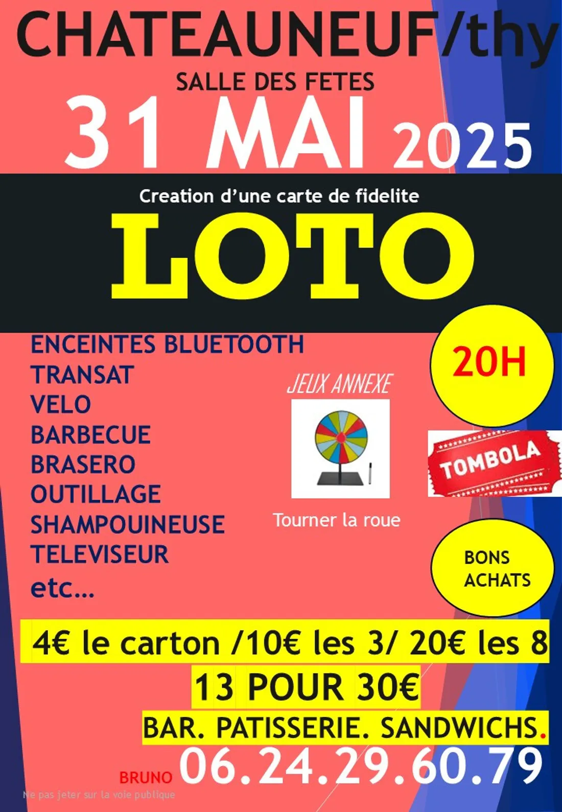 CHÂTEAUNEUF-EN-THYMERAIS - Loto de Western Dancing Compagny