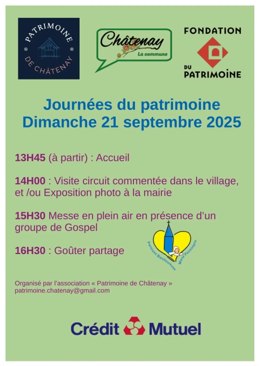 CHÂTENAY - Journée du patrimoine