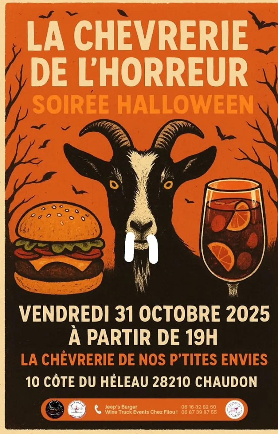 CHAUDON - La Chèvrerie de l’Horreur débarque pour Halloween !