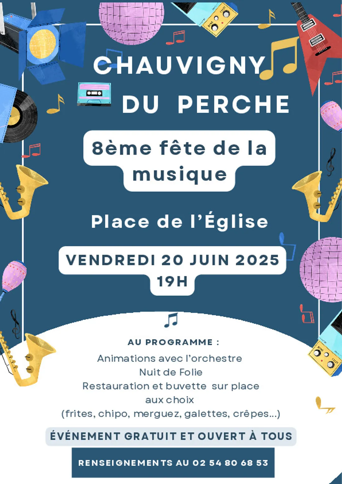 CHAUVIGNY-DU-PERCHE (41) - Fête de la musique