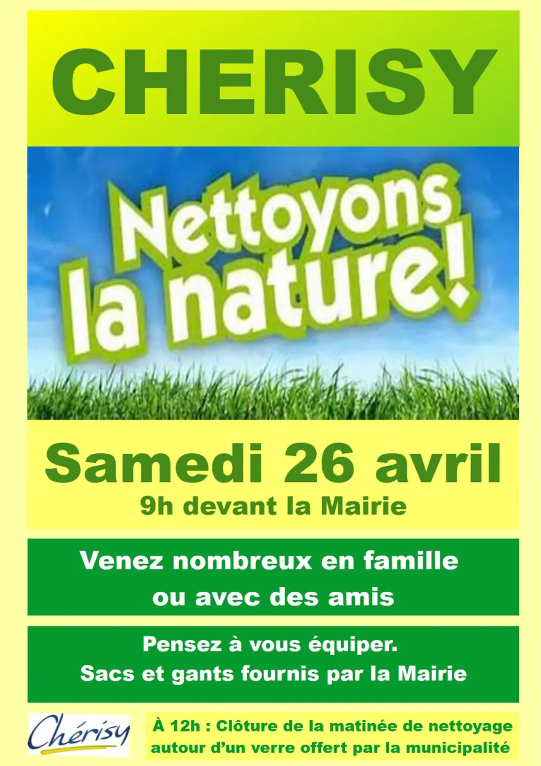 CHÉRISY - Nettoyons la nature