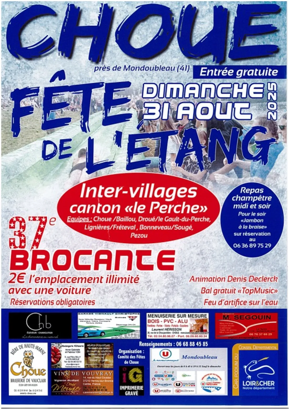 CHOUE (41) - Fête de l'étang