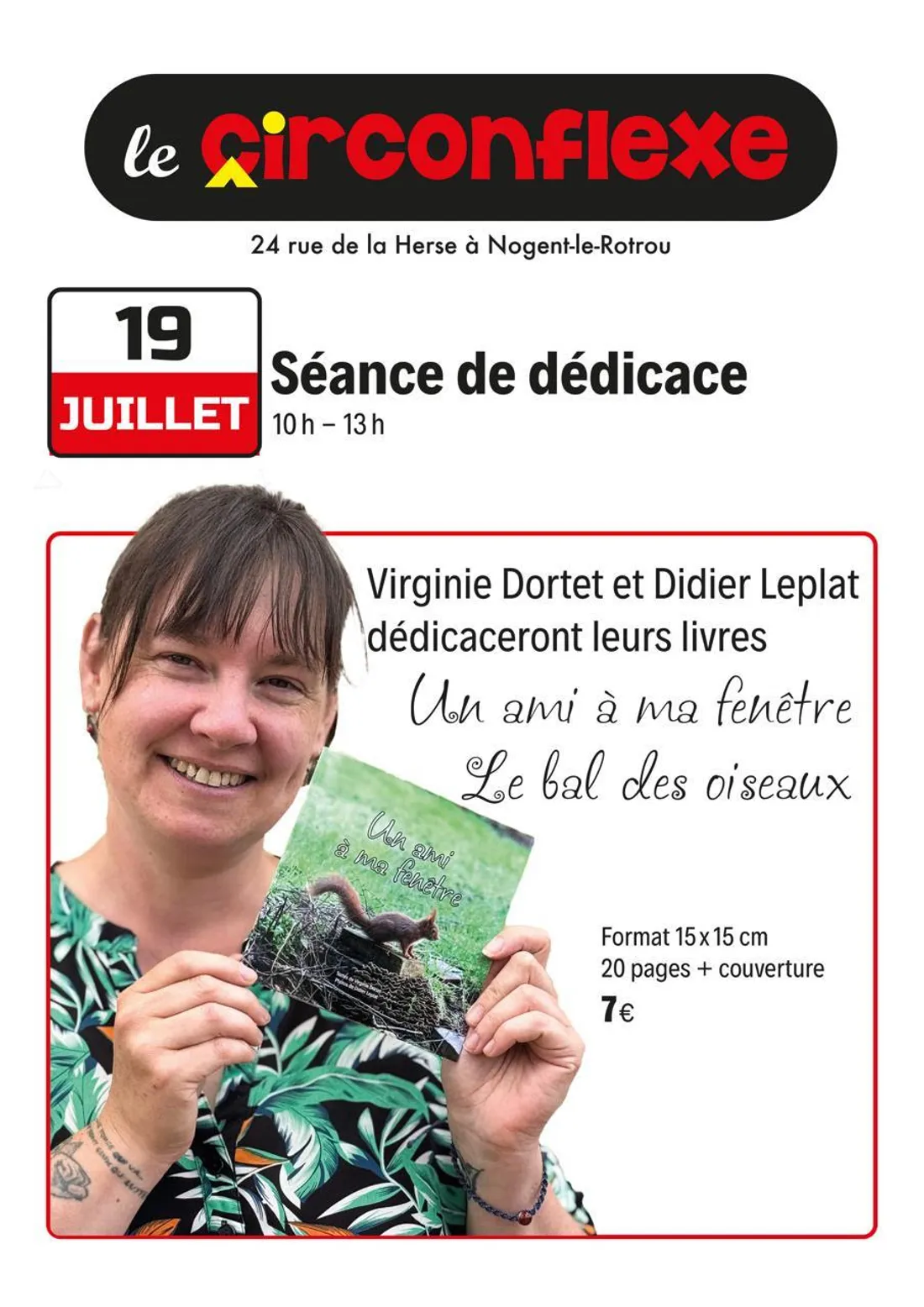 NOGENT-LE-ROTROU - Dédicaces : Virginie Dortet et Didier Leplat