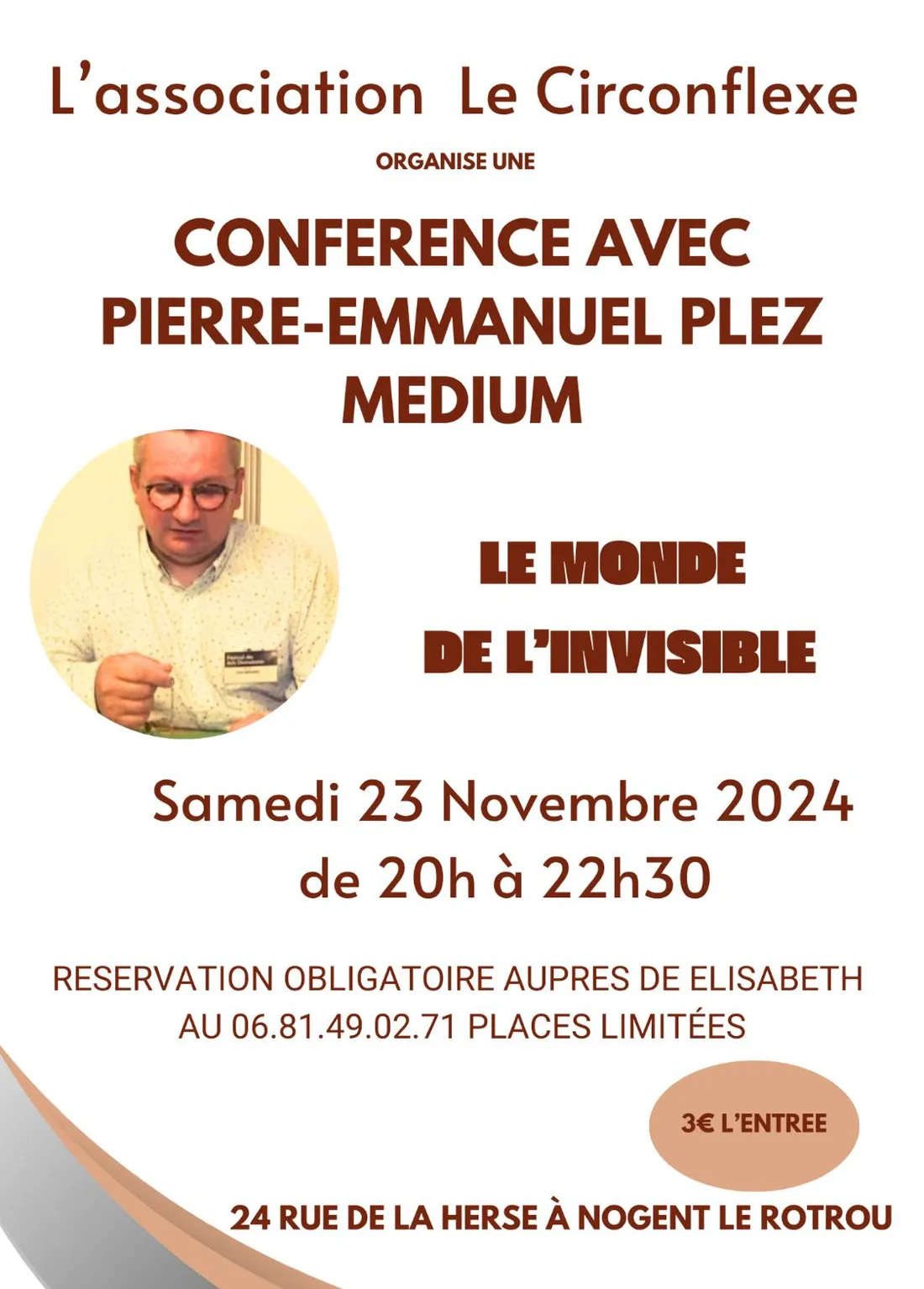 NOGENT-LE-ROTROU - Conférence : Le monde de l'invisible
