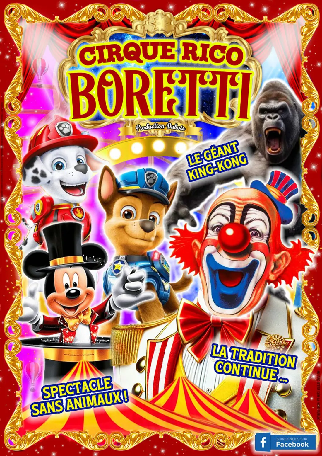 Représentations du cirque Rico Boretti