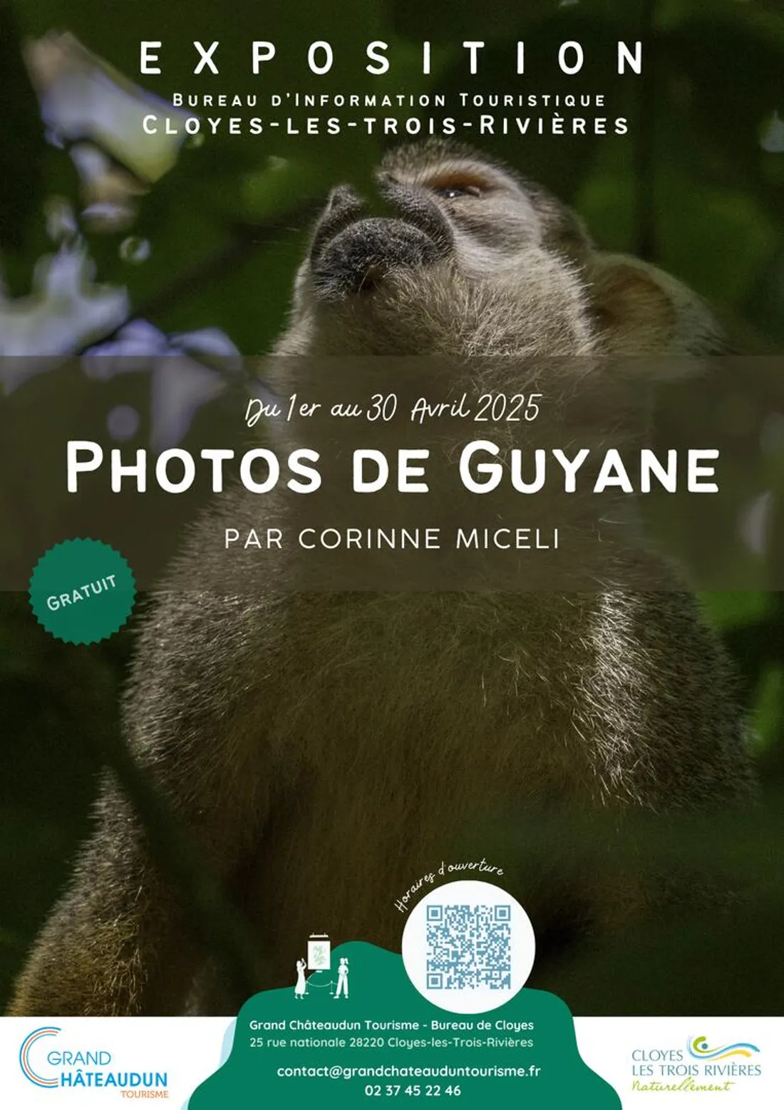 CLOYES-SUR-LE-LOIR - Exposition : Photos de Guyanne
