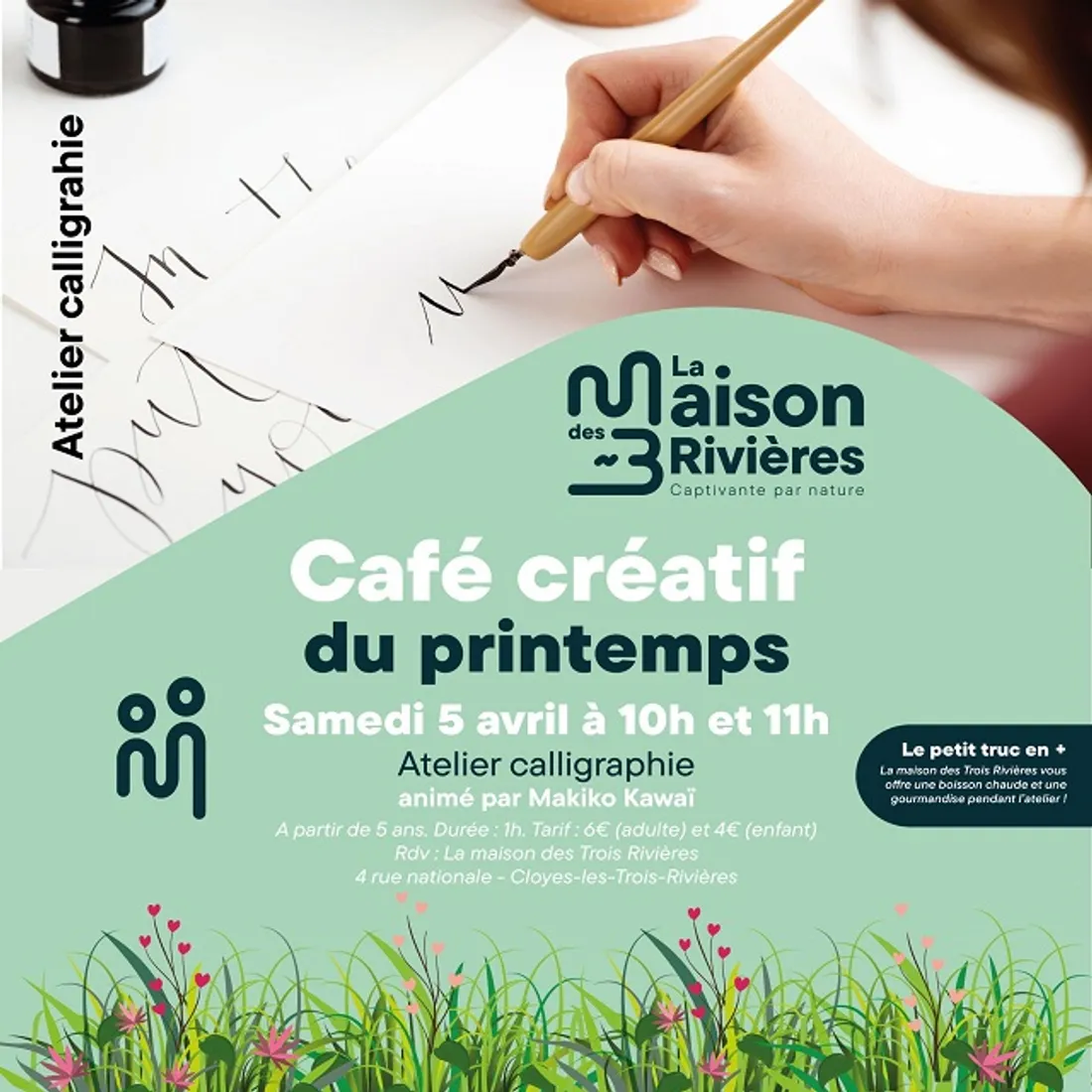 CLOYES-SUR-LE-LOIR - Café créatif de La Maison des Trois Rivières