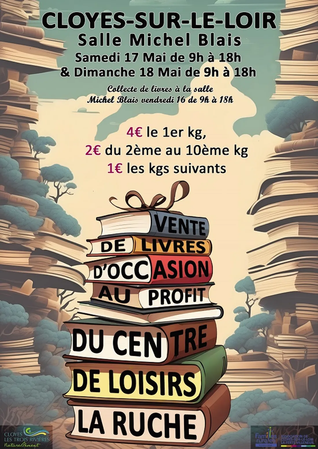 CLOYES-SUR-LE-LOIR - Vente de livres d'occasion
