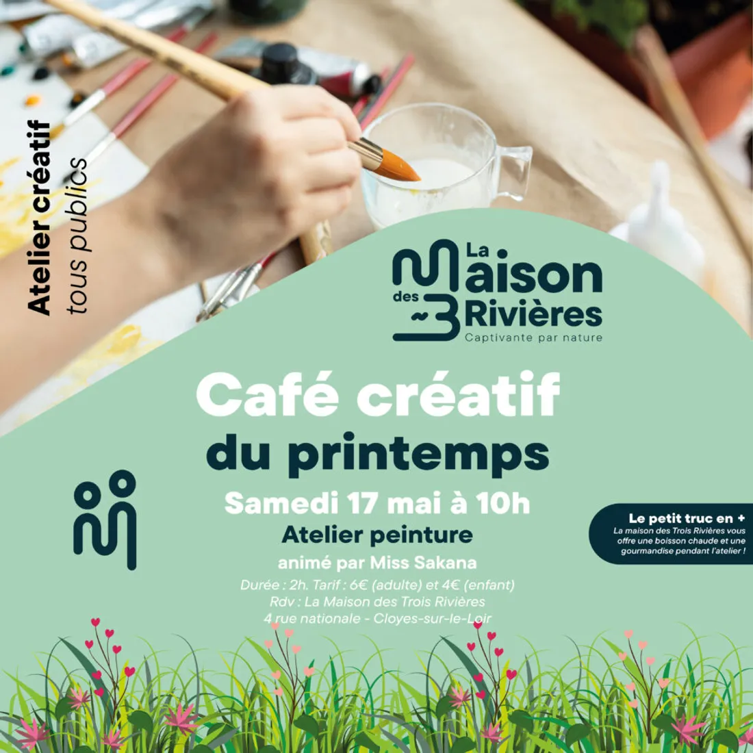 CLOYES-SUR-LE-LOIR - Café créatif de printemps