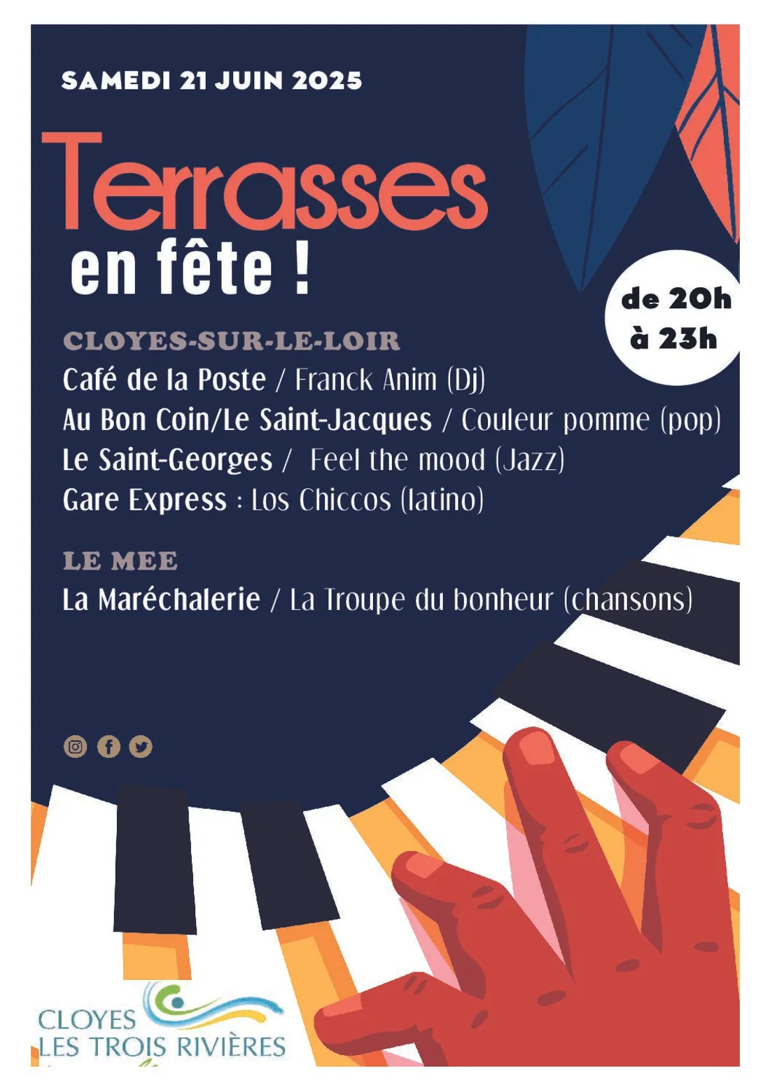 CLOYES-SUR-LE-LOIR / LE MÉE - Terrasses en fête