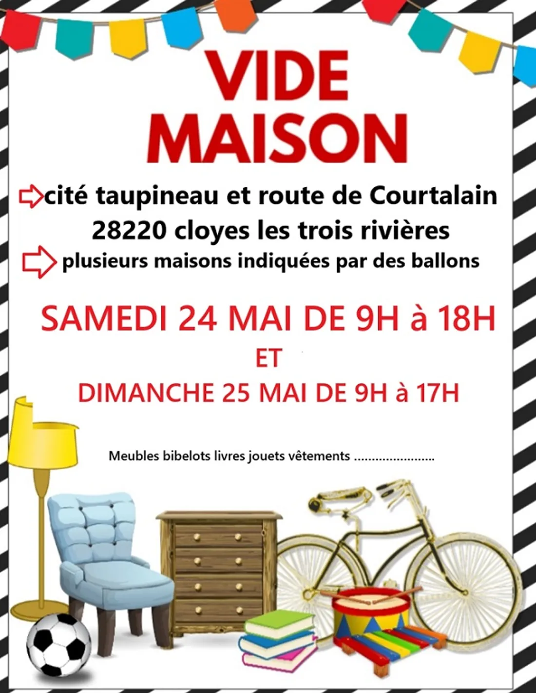CLOYES-SUR-LE-LOIR - Vide maison