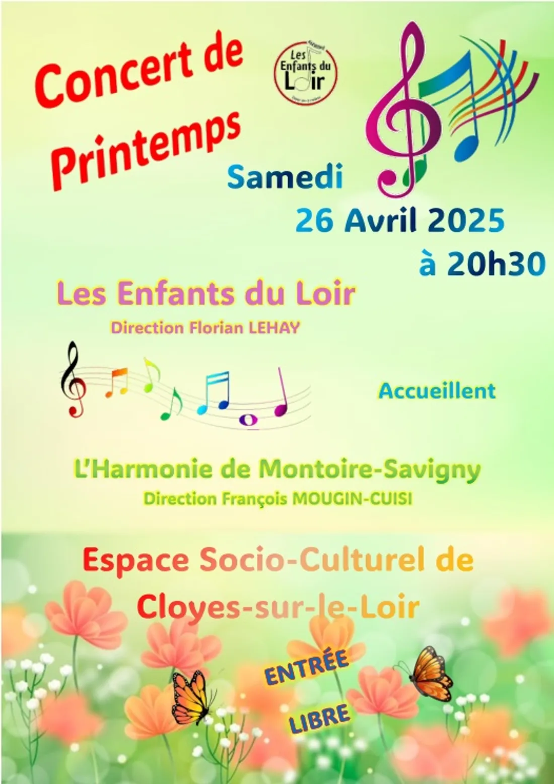 CLOYES-SUR-LE-LOIR - Concert de printemps