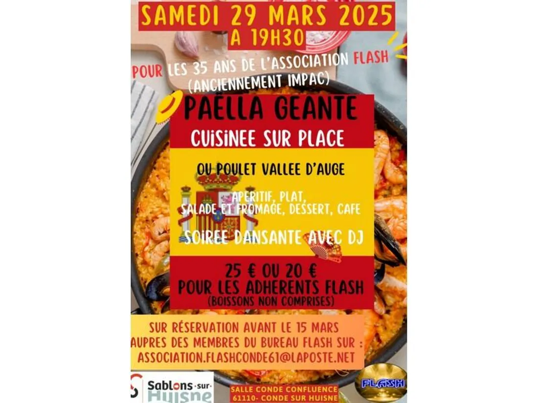 CONDÉ-SUR-HUISNE (61) - Paëlla géante