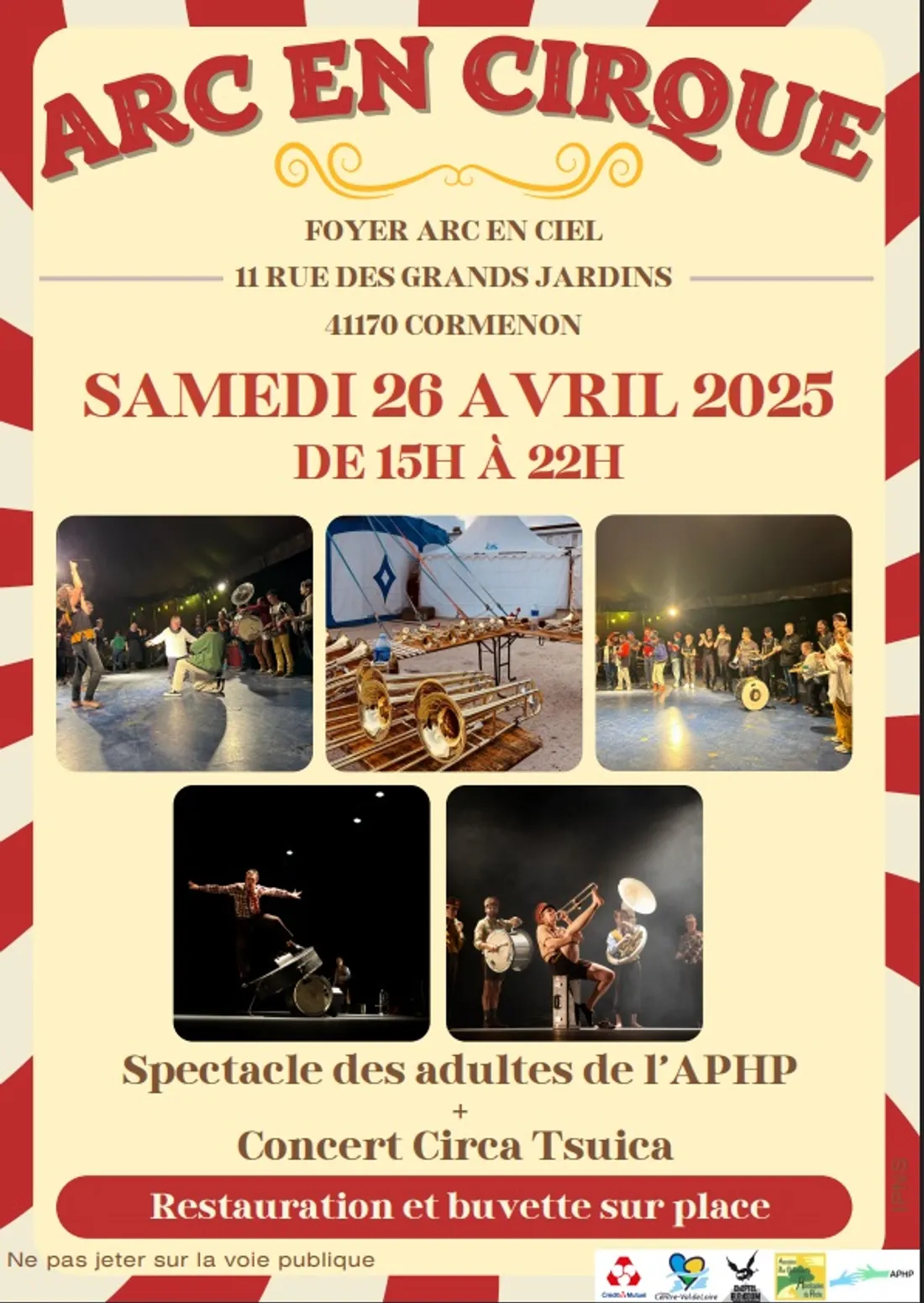 CORMENON (41) – Spectacle : Arc en cirque
