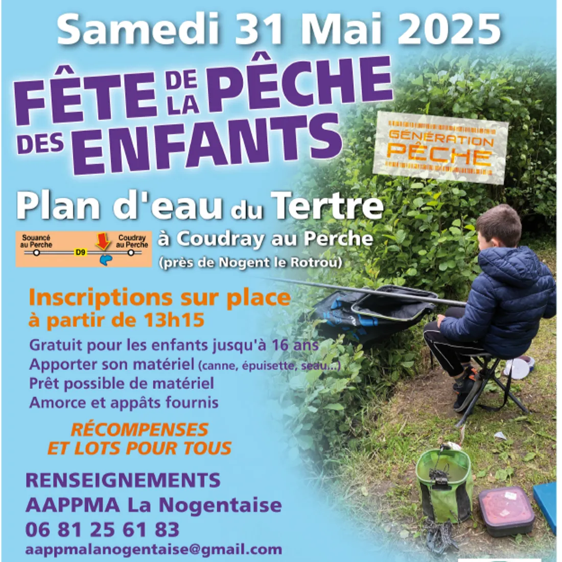 COUDRAY-AU-PERCHE - Fête de la pêche des enfants