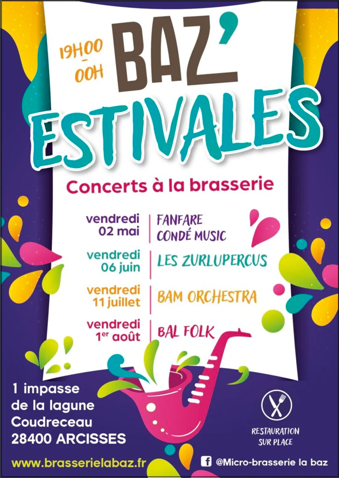 COUDRECEAU - Baz'Estivales : Fanfare Condé Music