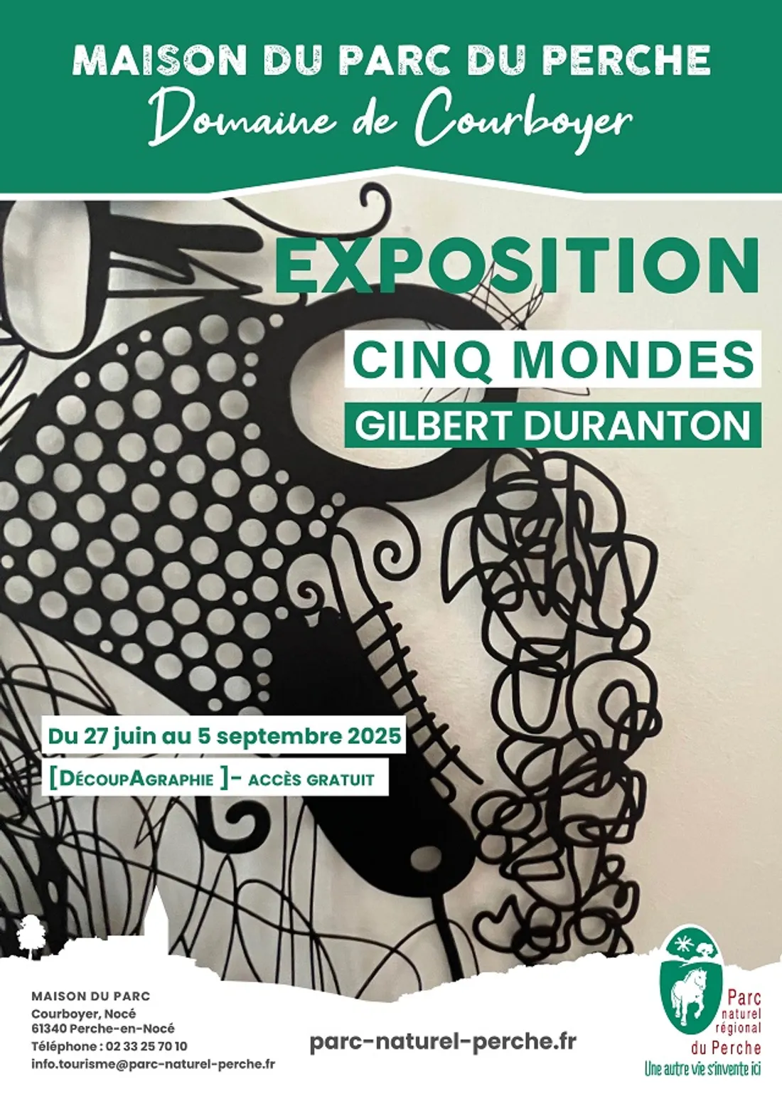NOCÉ (61) - Exposition de Gilbert Duranton à Courboyer