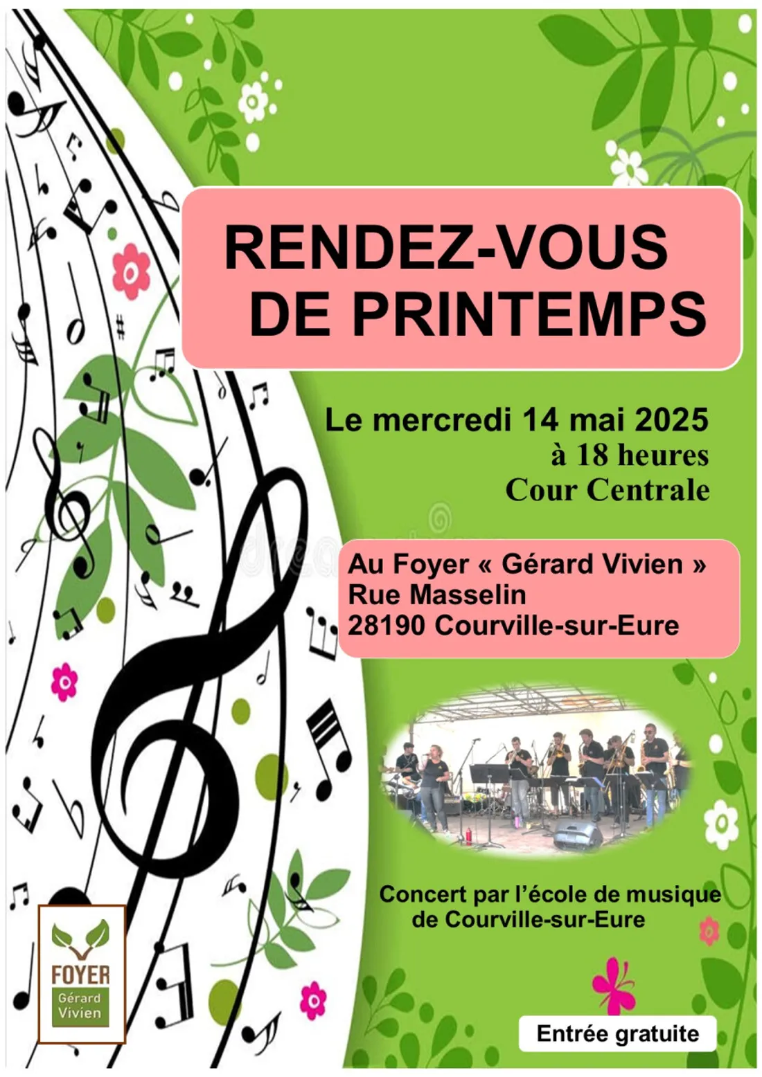 COURVILLE-SUR-EURE - Concert de l'école de musique