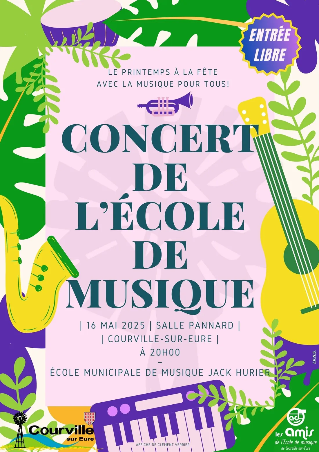 COURVILLE-SUR-EURE - Concert de l'école de musique