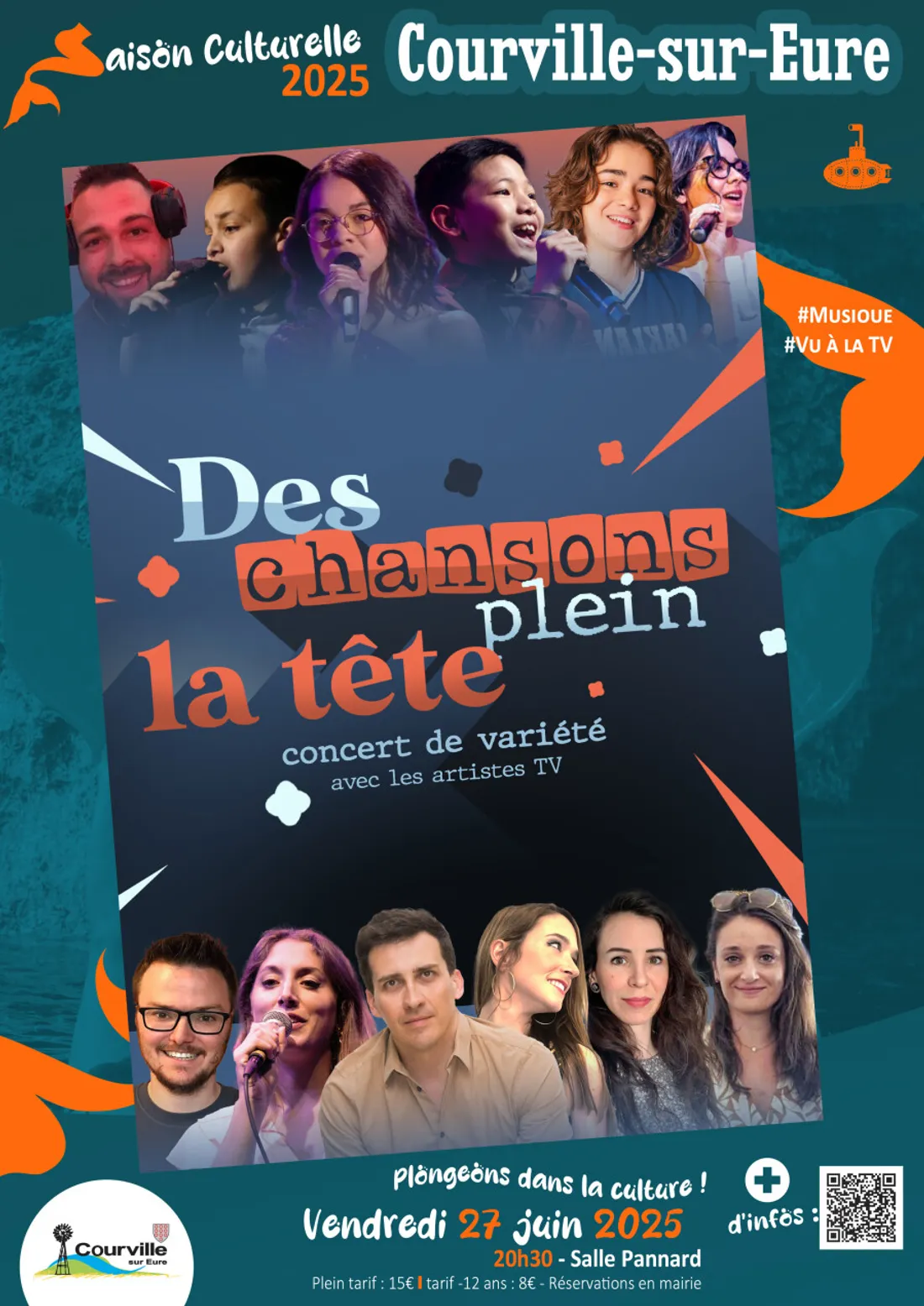 COURVILLE-SUR-EURE - Des chansons plein la tête