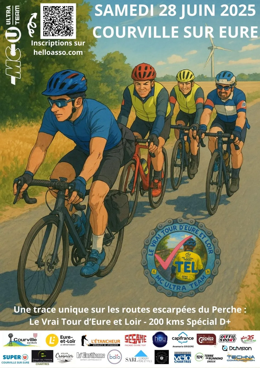 COURVILLE-SUR-EURE - 5e édition du Vrai Tour d'Eure-et-Loir