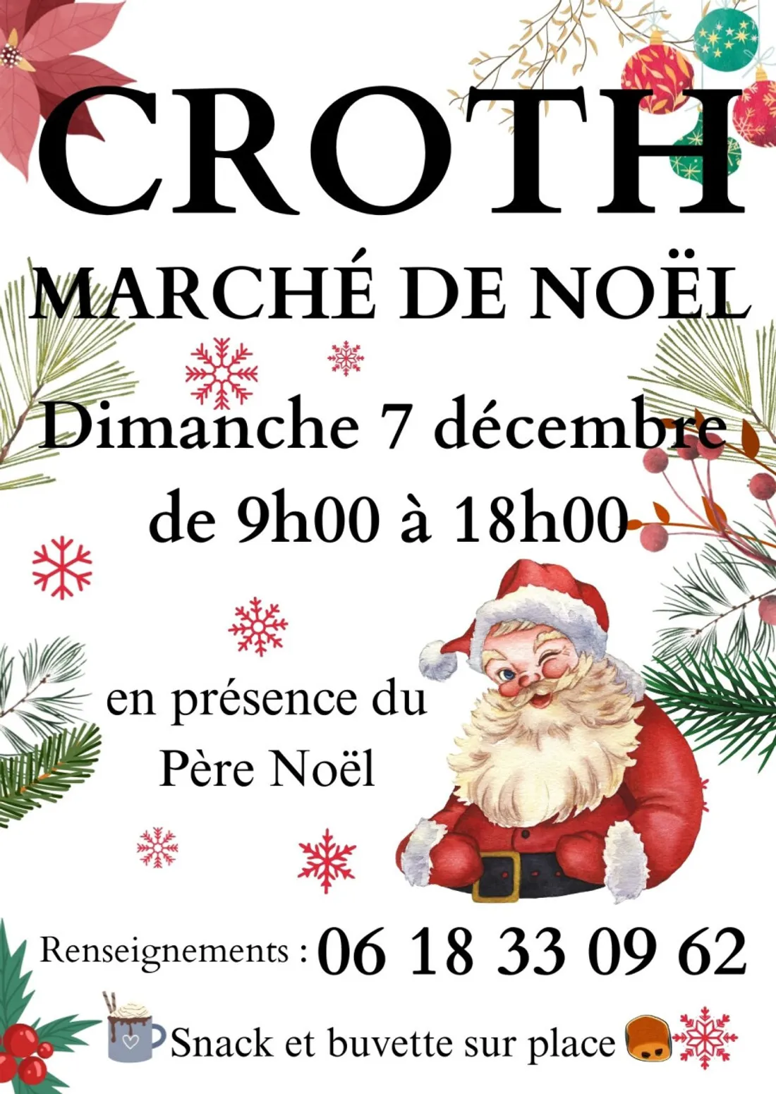 CROTH (27) - Marché de Noël