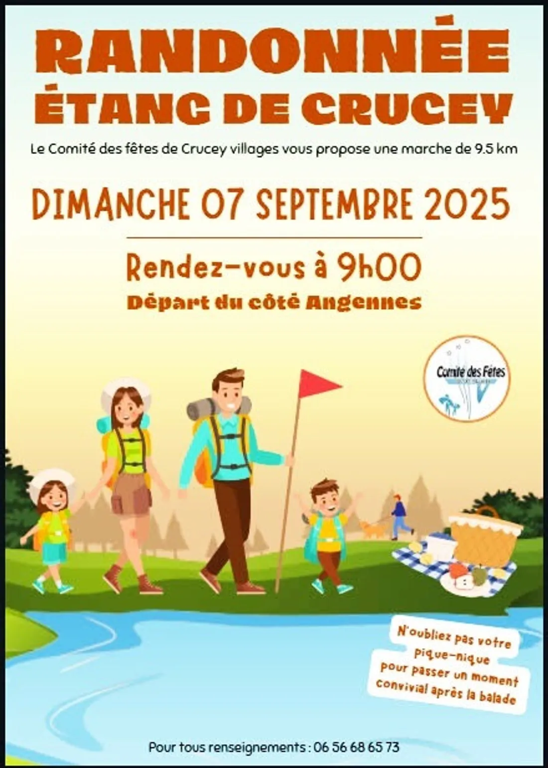 CRUCEY-VILLAGES - Randonnée du comité des fêtes