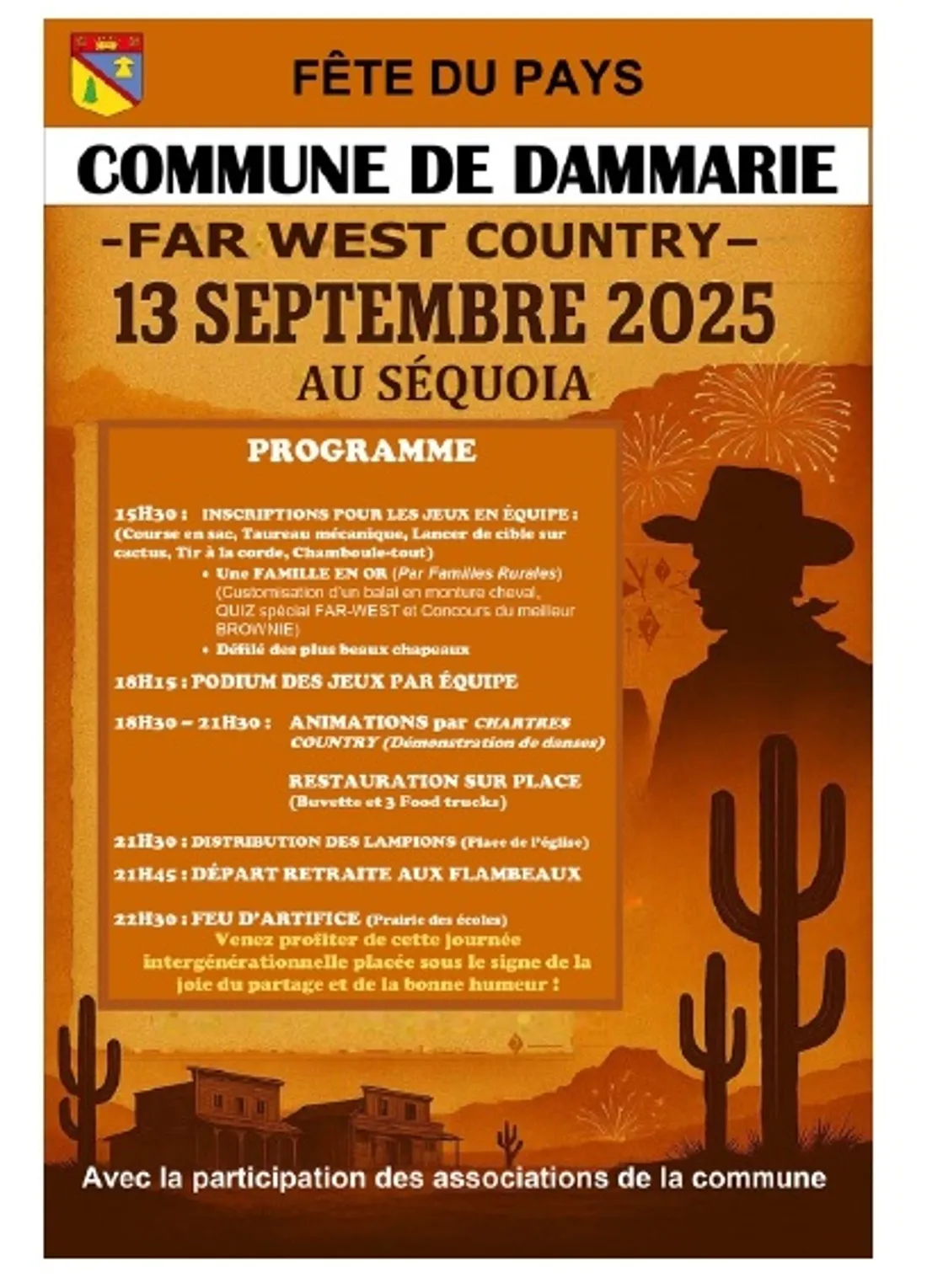 DAMMARIE - Fête du pays « Far West Country »