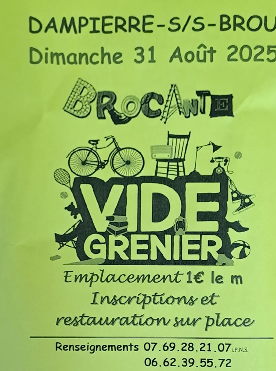 DAMPIERRE-SOUS-BROU - Brocante, Vide-greniers