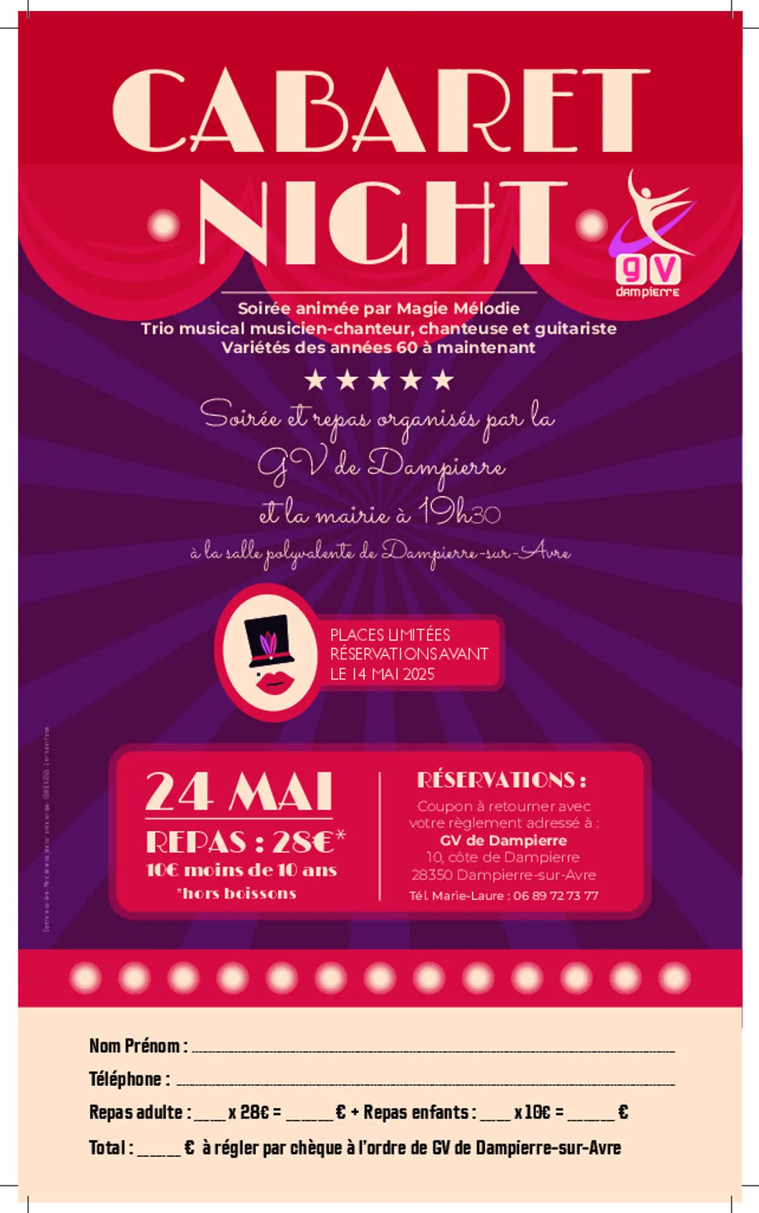 DAMPIERRE-SUR-AVRE - Soirée Cabaret night