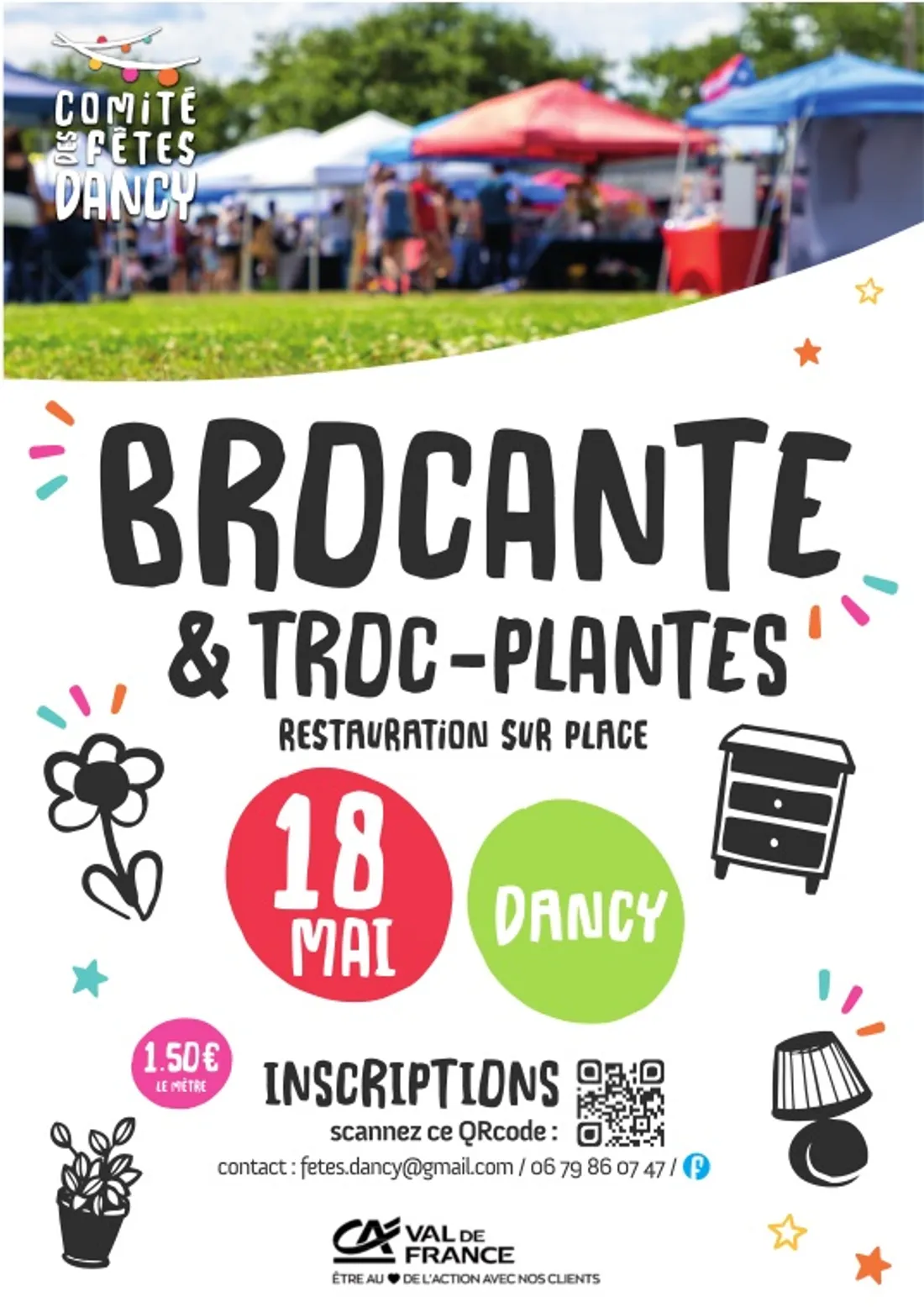 DANCY - Brocante et troc plantes du comité des fêtes