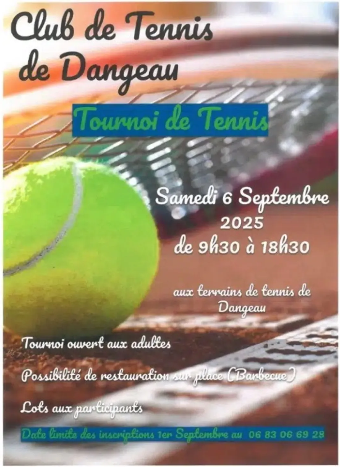 DANGEAU - Tournoi de tennis