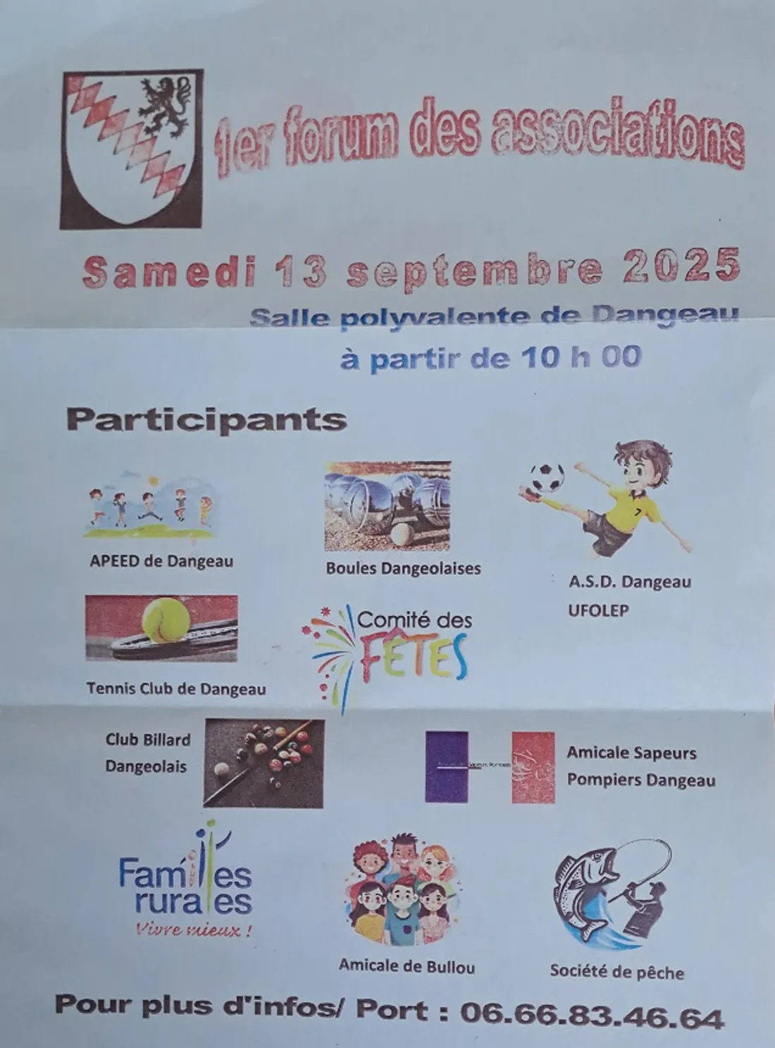 DANGEAU - Forum des associations