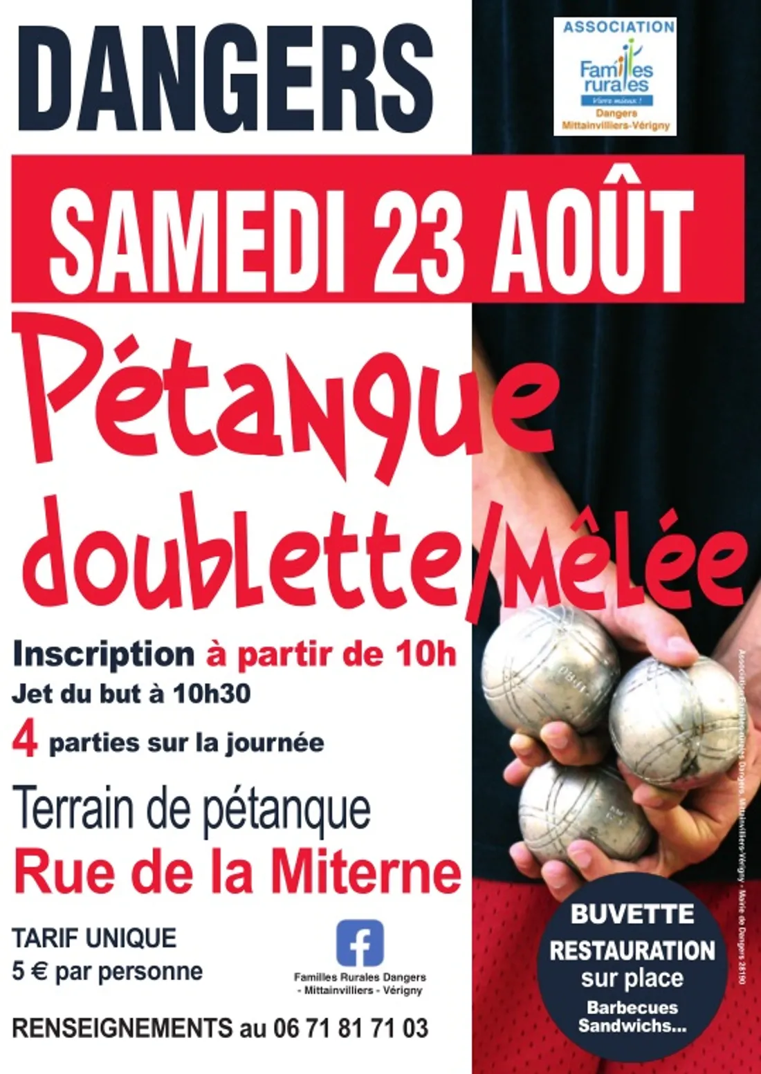 DANGERS - Concours de pétanque